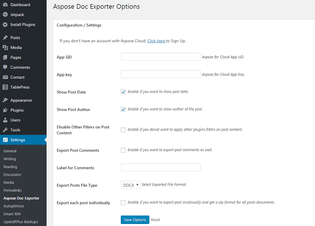 How to Export WordPress Post and pages as word Document