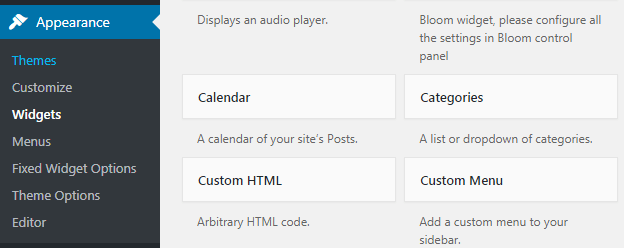 Create a floating widget in wordpress