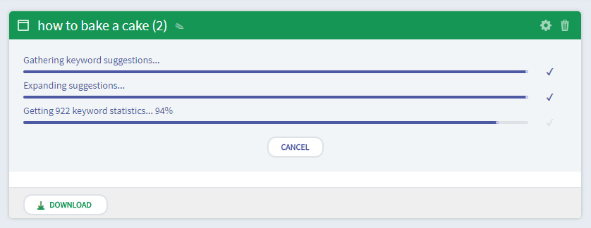 Analyzing keywords