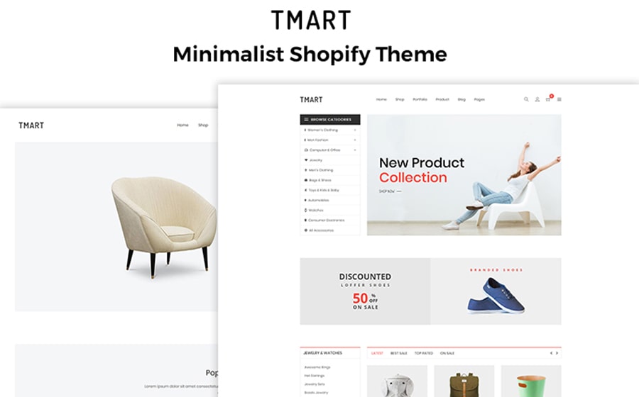 Tmart - Minimalist Multipurpose Shopify Theme