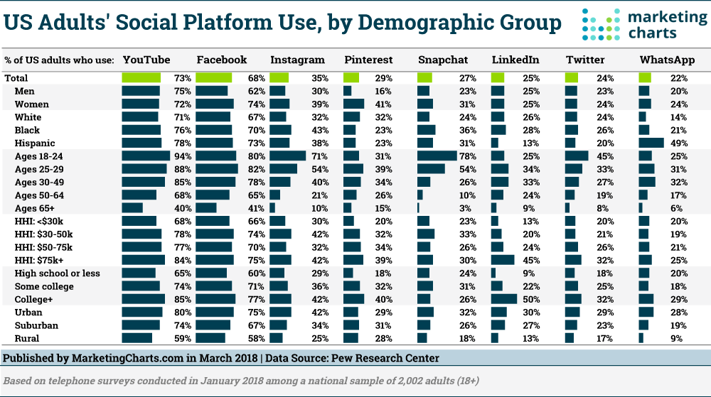 Social Platform Users Demographic