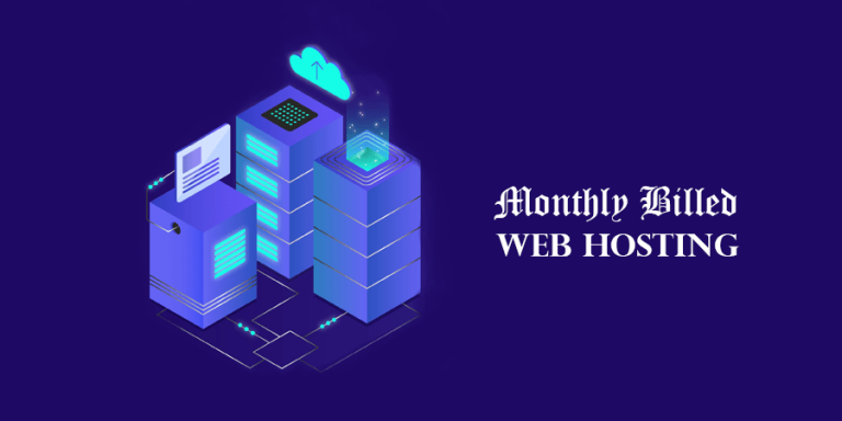 Monthly web Hosting