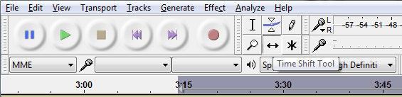 audacity menu