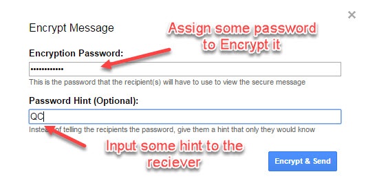 encrypt password