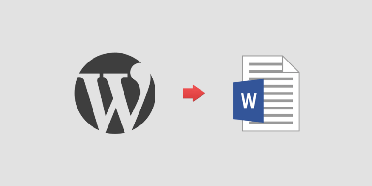 export wordpress posts to word