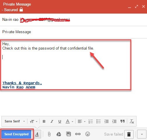 gmail draft